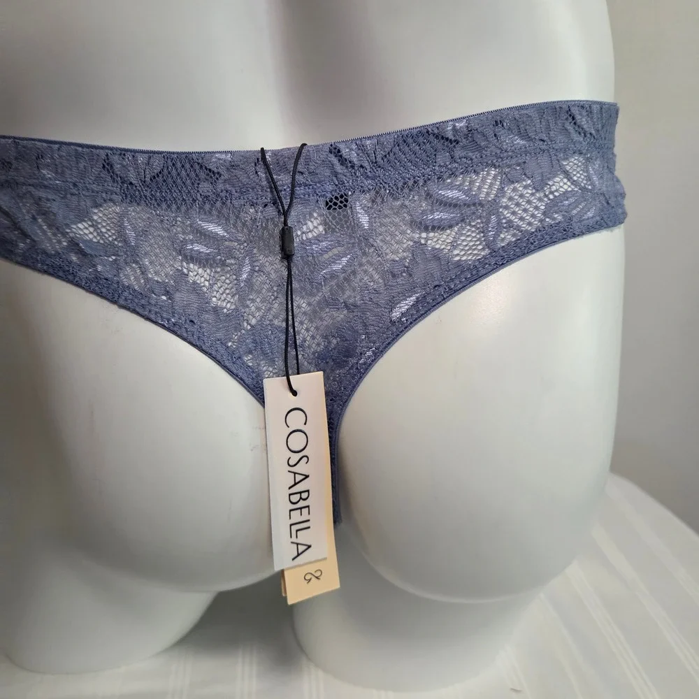 Cosabella Men's Luxury Italian Floral Lace G-String Designer Premium Underwear